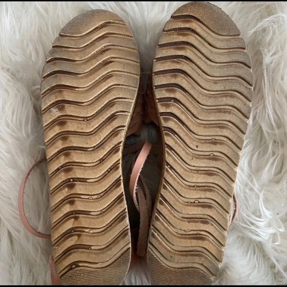 Mexican Huraches Platform Artisanal Sandals - Picture 5 of 7